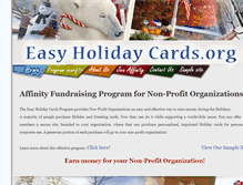 Tablet Screenshot of easyholidaycards.org